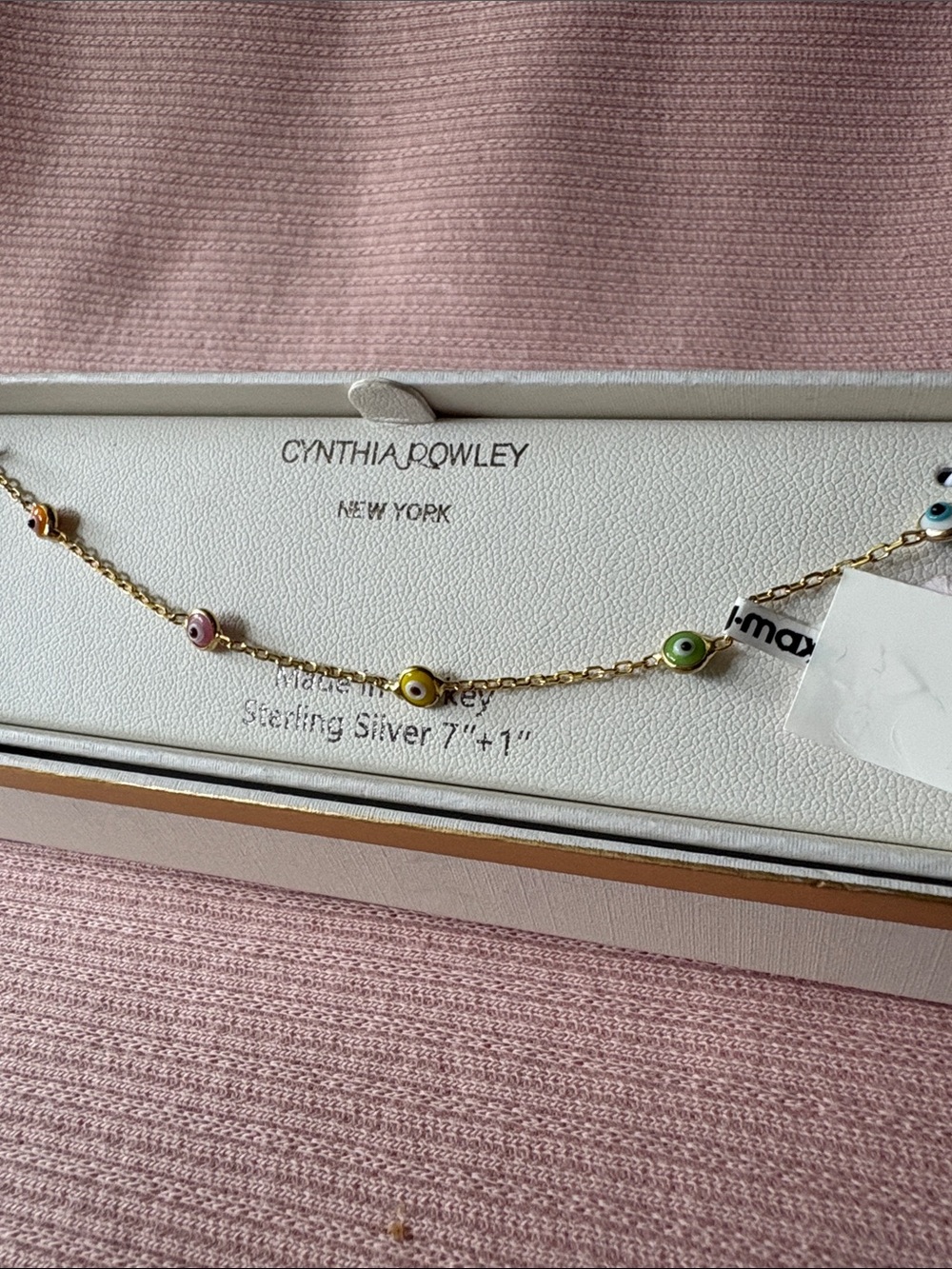 Cynthia Rowley Evil Eye bracelet